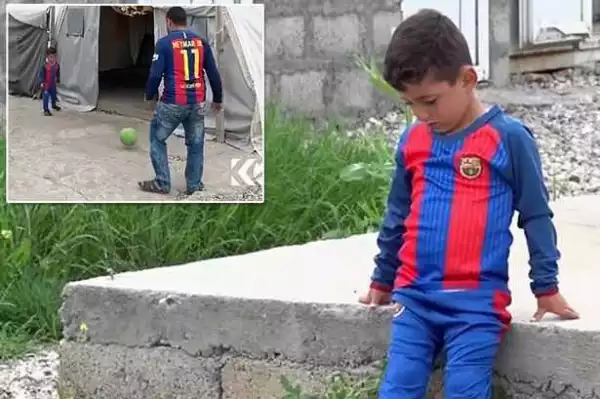 ISIS Holds Boy Captive For Two Years Because His Father Named Him After Lionel Messi. Photos